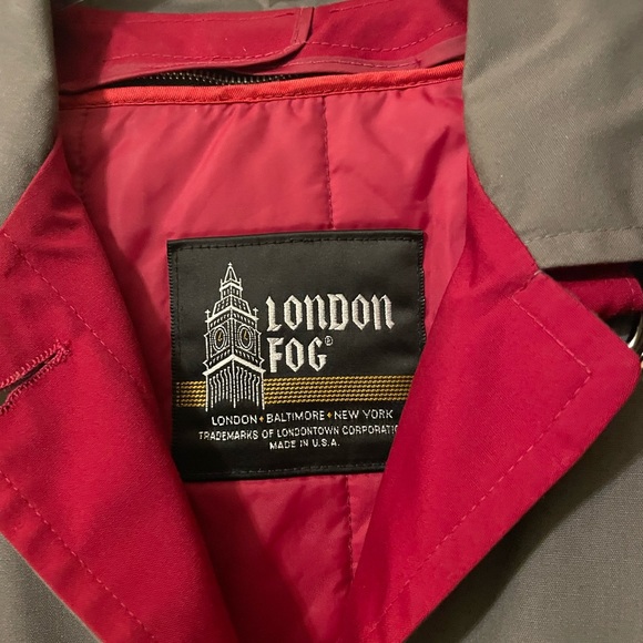 Vintage London Fog by Wamsutta Trench Coat with Thinsulate Lining & Gloves - Picture 8 of 16